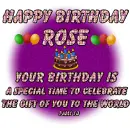 Happy Birthday Rose- fg - june bir