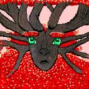 Female Tree Face - Red