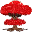 Orange/red Tree Fortress - Large
