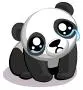 Crying panda