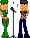 2 dolls singing