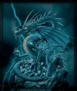 Blue Gothic Dragon