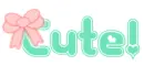 Cute! kawaii text with bow