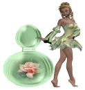 Woman stands on bottle