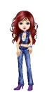 candybar doll