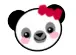 little kawaii panda girl