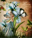 Karen Faerie with Butterflies
