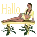 Woman on bench