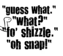 fo' shizzle - oh snap