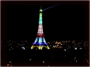 Multi-Coloured Eiffel Tower.