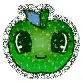 Cute Green Apple