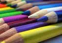coloured pencils
