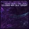 please don't cry