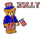 USA bear - Holly