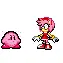 Kirby sucking up amy