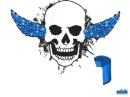 nyosha blue skull