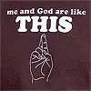 me and God