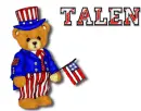 USA Bear - Talen