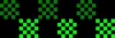 black and green