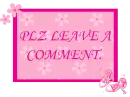 plz leave a comment