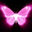 cute pink butterfly