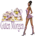 Woman stands on tea