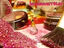 Pink and glittery
