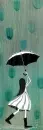girl in rain