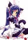 Girl with cat
