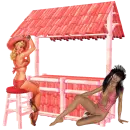 Woman stands on beach