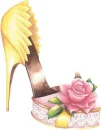 SAPATO CON ROSA