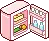 Tiny Pink Fridge
