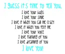 Time to tell you
