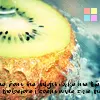 Kiwi in water