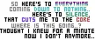 Heres to everything