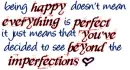 Being Happy