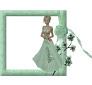 Woman in the picture frame