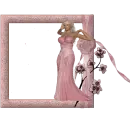 Woman in the picture frame