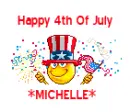 Happy 4th Of July Blinkie -Michelle-