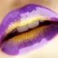 Purple lips