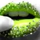 Green lips