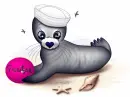 Cute Baby seal - Parihan