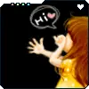 Girl saying hi