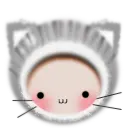 Gray Kawaii Kitten