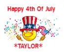 4th Of July Blinkie -Taylor-