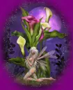 Faerie with lilies
