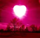 heart in sky