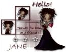 Thanks for being my friend-Jane