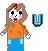Pixel Doll Brown hair