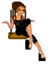 Doll on a swing